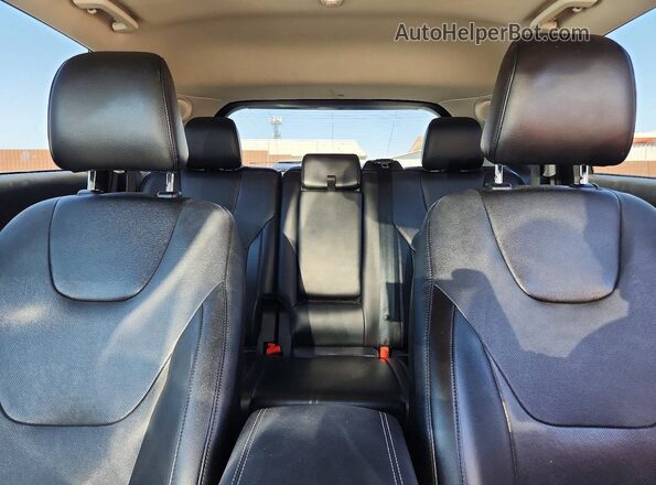 2FMPK4K98NBB04961 2022 FORD EDGE Black უკანა სავარძლების ხედი