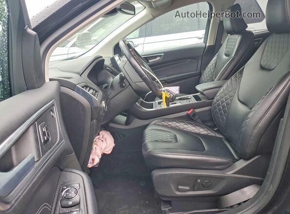 2FMPK4K98PBA26958 2023 FORD EDGE Black Widok wnętrza z przodu
