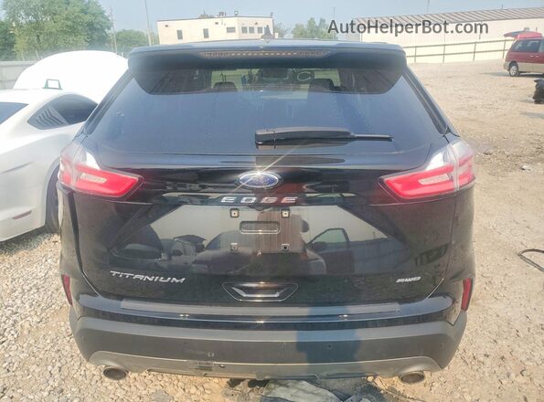 2FMPK4K98PBA26958 2023 FORD EDGE Black Widok z tyłu