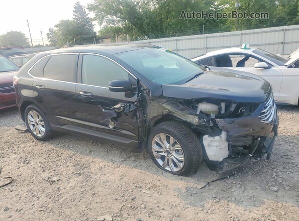 2FMPK4K98PBA26958 2023 FORD EDGE Black Przód prawy