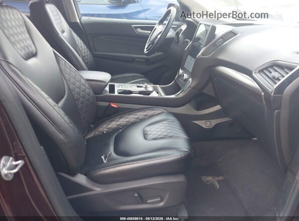 2FMPK4K98PBA58406 2023 FORD EDGE Red Вид салону спереду