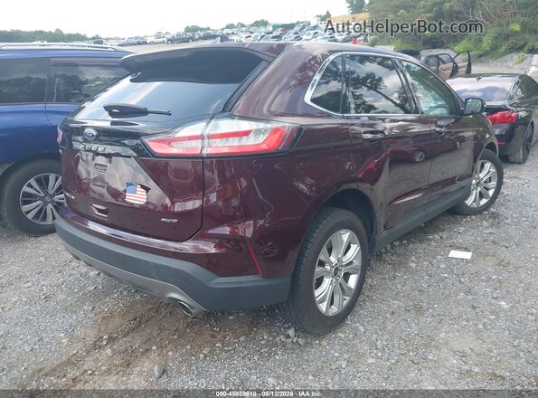 2FMPK4K98PBA58406 2023 FORD EDGE Red Задня права чверть