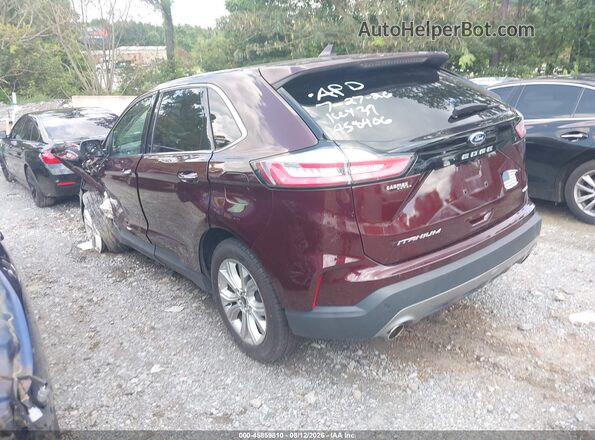 2FMPK4K98PBA58406 2023 FORD EDGE Red Задня ліва чверть