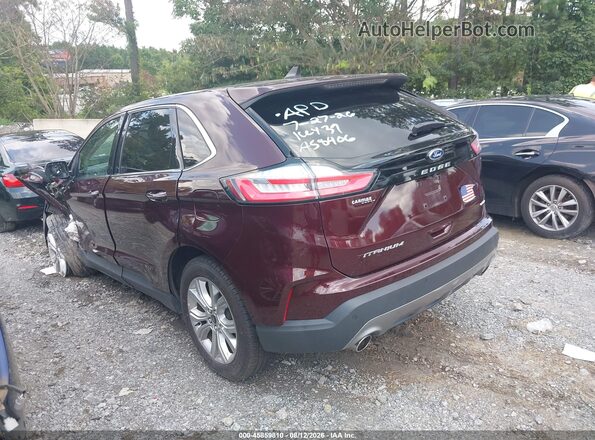 2FMPK4K98PBA58406 2023 FORD EDGE Red Панорамний вид салону 360°