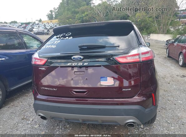 2FMPK4K98PBA58406 2023 FORD EDGE Red 