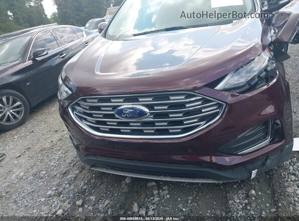 2FMPK4K98PBA58406 2023 FORD EDGE Red Вид щитка приладів