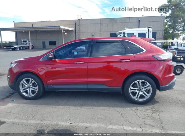 2FMPK4K99GBB06642 2016 FORD EDGE Red Панорамний вид салону 360°