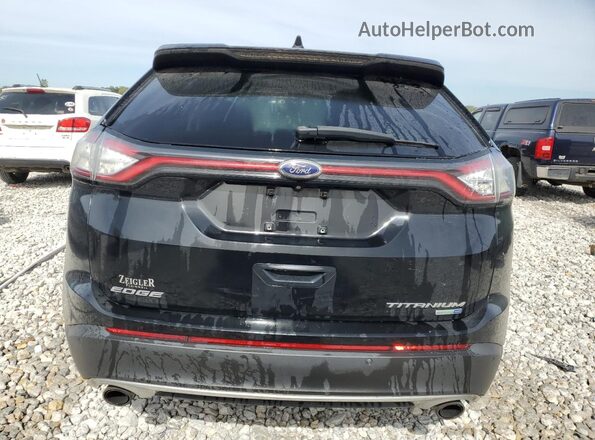 2FMPK4K99HBB58306 2017 FORD EDGE Black Widok z tyłu