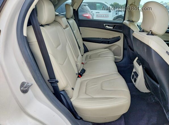 2FMPK4K99HBB76367 2017 FORD EDGE White Հետևի նստատեղերի տեսք