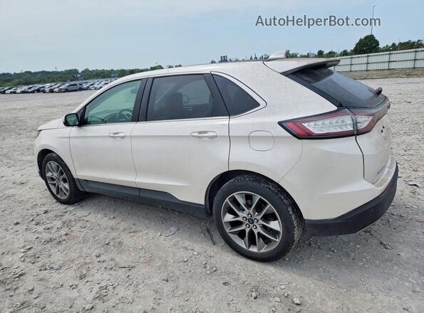 2FMPK4K99HBB76367 2017 FORD EDGE White Հետևի ձախ
