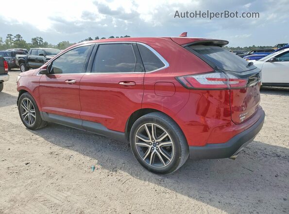 2FMPK4K99KBB48589 2019 FORD EDGE Red უკანა მარცხენა