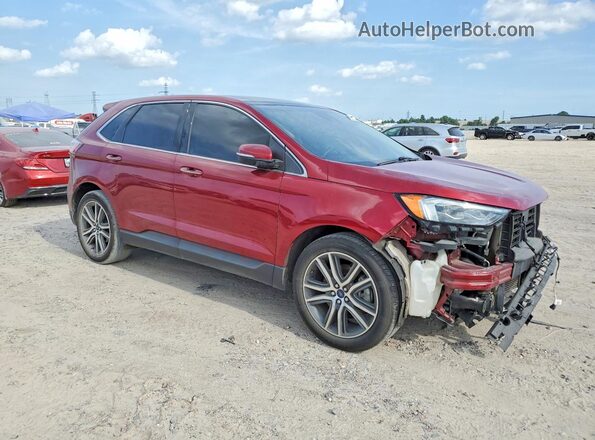 2FMPK4K99KBB48589 2019 FORD EDGE Red წინა მარჯვენა