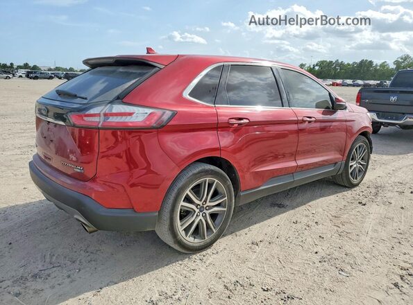 2FMPK4K99KBB48589 2019 FORD EDGE Red უკანა მარჯვენა
