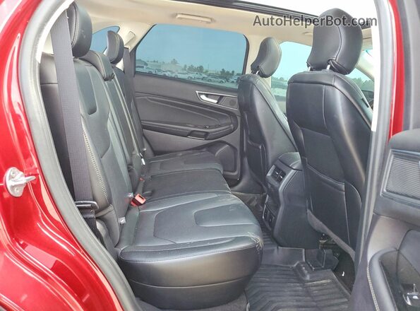 2FMPK4K99KBB48589 2019 FORD EDGE Red უკანა სალონის ხედი