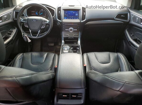 2FMPK4K99KBB48589 2019 FORD EDGE Red წინა პანელის ხედი