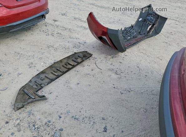 2FMPK4K99KBB48589 2019 FORD EDGE Red VIN კოდის სტიკერის ხედი