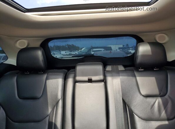 2FMPK4K99KBB48589 2019 FORD EDGE Red უკანა სავარძლების ხედი