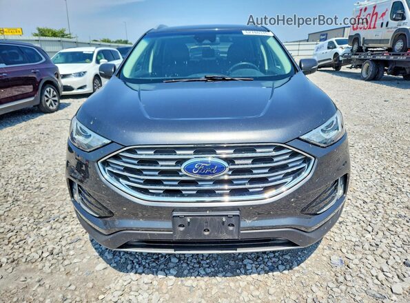 2FMPK4K99KBB54165 2019 FORD EDGE Gray Вид спереду