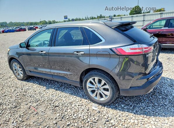 2FMPK4K99KBB54165 2019 FORD EDGE Gray Задня ліва чверть