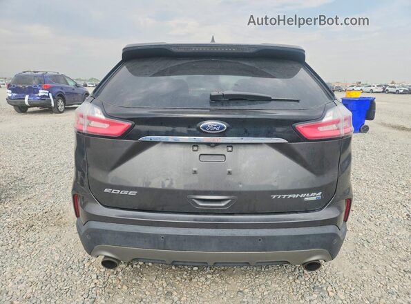 2FMPK4K99KBC02649 2019 FORD EDGE Charcoal Rear view