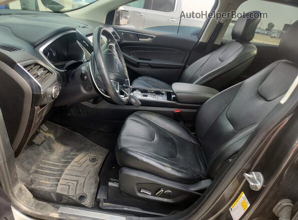 2FMPK4K99KBC02649 2019 FORD EDGE Charcoal Front interior view