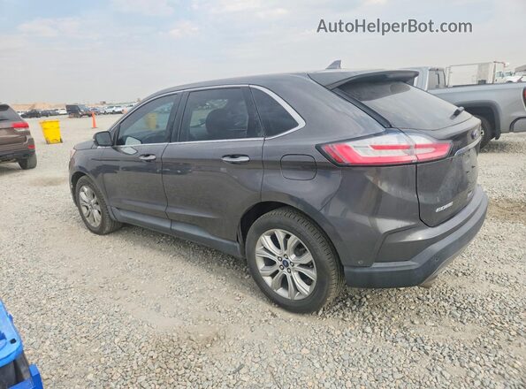2FMPK4K99KBC02649 2019 FORD EDGE Charcoal Rear left