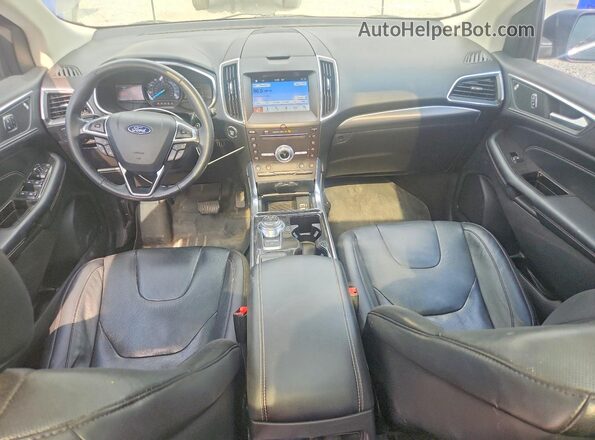 2FMPK4K99KBC02649 2019 FORD EDGE Charcoal Dashboard view