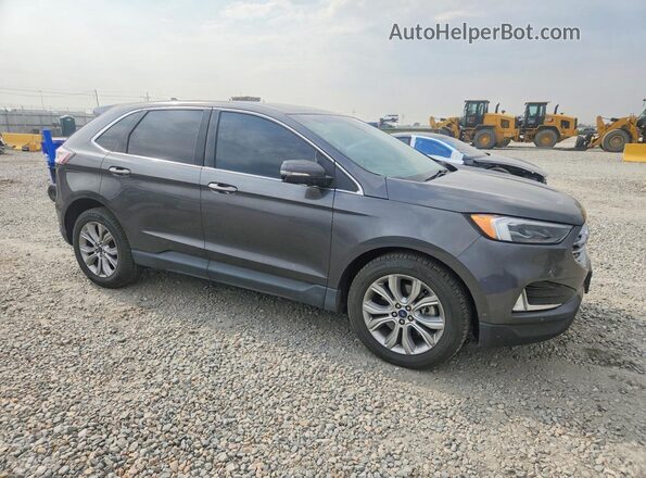 2FMPK4K99KBC02649 2019 FORD EDGE Charcoal Front right