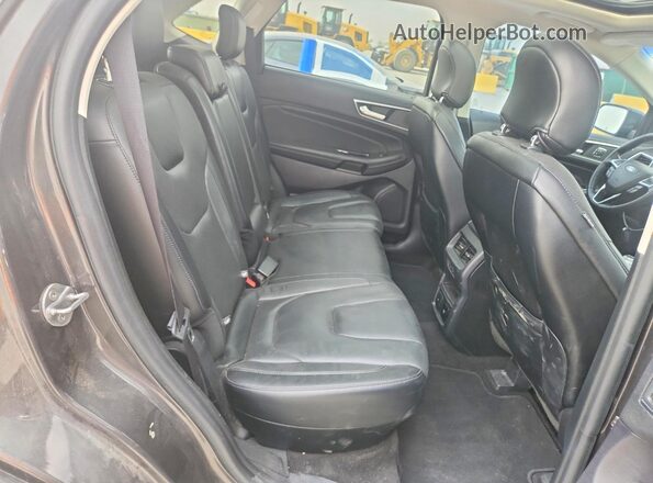 2FMPK4K99KBC02649 2019 FORD EDGE Charcoal Rear interior view