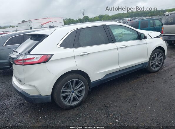2FMPK4K99LBB50375 2020 FORD EDGE White Tył prawy