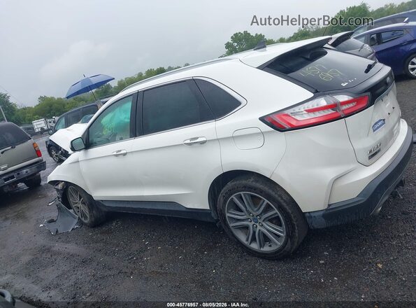 2FMPK4K99LBB50375 2020 FORD EDGE White Widok wnętrza 360 stopni