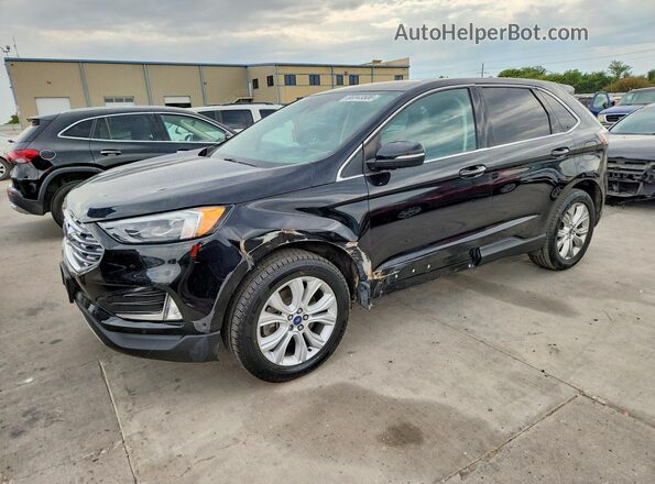 2FMPK4K99NBA38517 2022 FORD EDGE Black Rear left