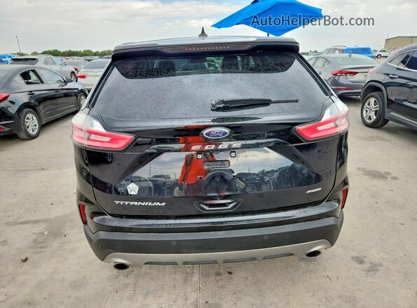 2FMPK4K99NBA38517 2022 FORD EDGE Black Engine compartment view