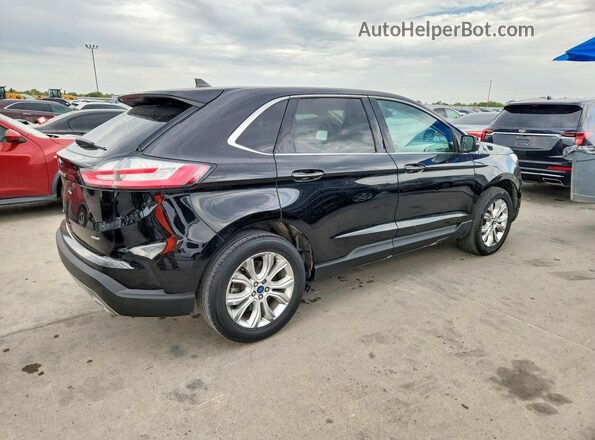 2FMPK4K99NBA38517 2022 FORD EDGE Black Front interior view