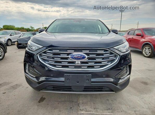2FMPK4K99NBA38517 2022 FORD EDGE Black Rear seats view