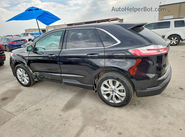 2FMPK4K99NBA38517 2022 FORD EDGE Black Front view