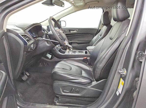 2FMPK4K99NBA38520 2022 FORD EDGE Gray Widok wnętrza z przodu