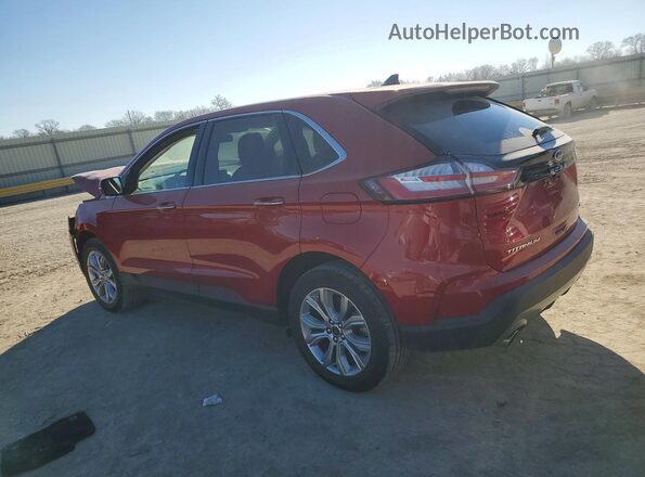 2FMPK4K99RBA89070 2024 FORD EDGE Red უკანა მარცხენა