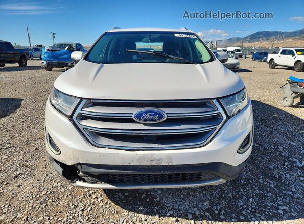 2FMPK4K9XGBB06388 2016 FORD EDGE White Դիմացի տեսք