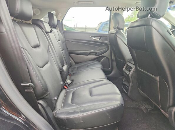 2FMPK4K9XHBB20485 2017 FORD EDGE Black Вид задніх сидінь