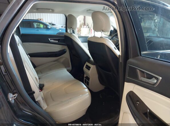 2FMPK4K9XHBB46956 2017 FORD EDGE Black VIN კოდის სტიკერის ხედი