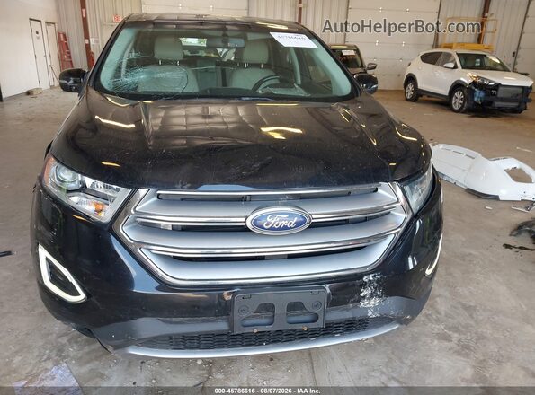 2FMPK4K9XHBB46956 2017 FORD EDGE Black წინა ხედი