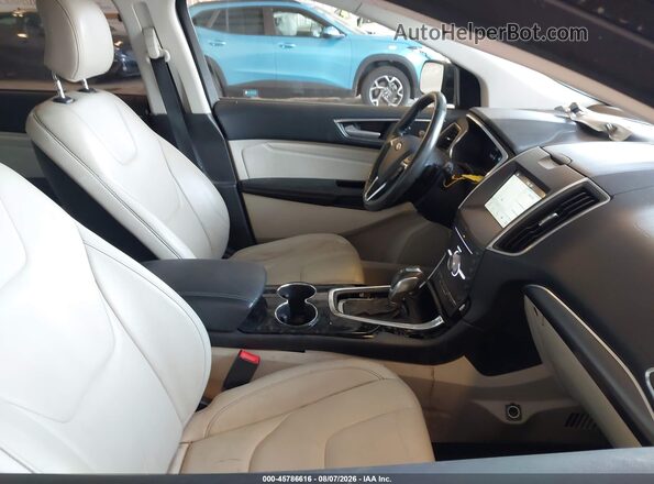 2FMPK4K9XHBB46956 2017 FORD EDGE Black წინა სალონის ხედი