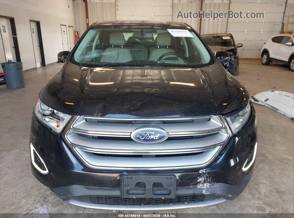 2FMPK4K9XHBB46956 2017 FORD EDGE Black უკანა სალონის ხედი