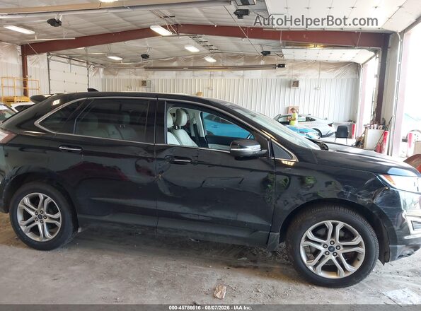 2FMPK4K9XHBB46956 2017 FORD EDGE Black სალონის 360-გრადუსიანი ხედი