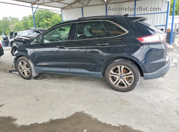 2FMPK4K9XHBB75664 2017 FORD EDGE Black Задня ліва чверть
