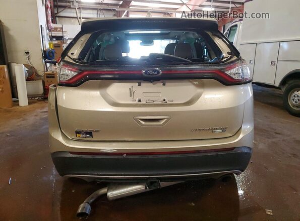 2FMPK4K9XHBB98944 2017 FORD EDGE Tan Vista trasera