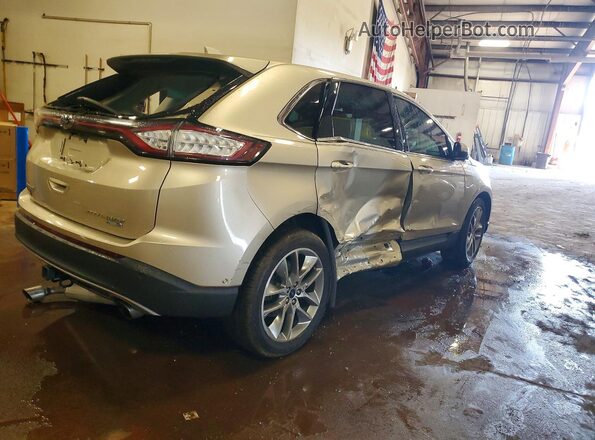 2FMPK4K9XHBB98944 2017 FORD EDGE Tan Trasero derecho