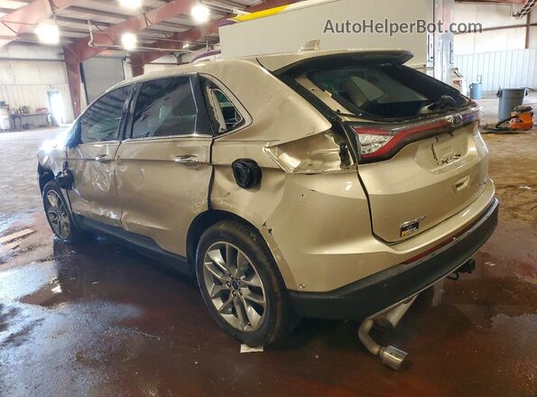 2FMPK4K9XHBB98944 2017 FORD EDGE Tan Trasero izquierdo
