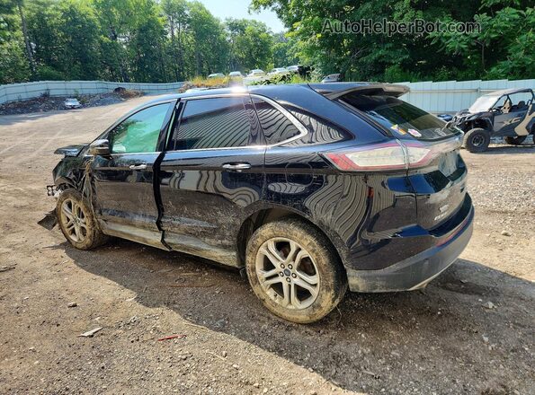 2FMPK4K9XJBB20038 2018 FORD EDGE Black Задня права чверть
